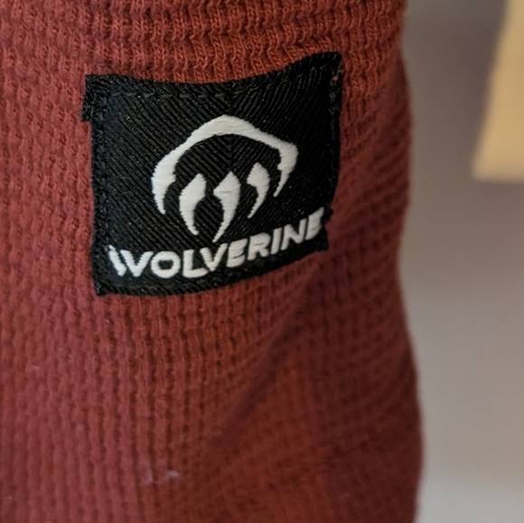 Wolverine Rust Thermal 3 button Henley Size Large - Picture 4 of 8